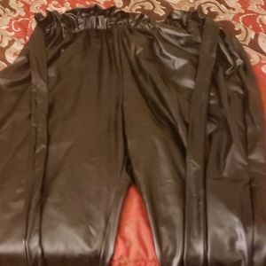 Leather High Waisted Pants